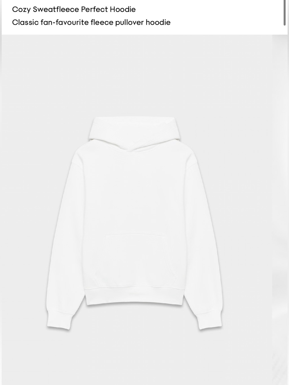 TNA SweetFleece Perfect Fit HOODIE AND JOGGERS SIZE MEDIUM - bright white.
